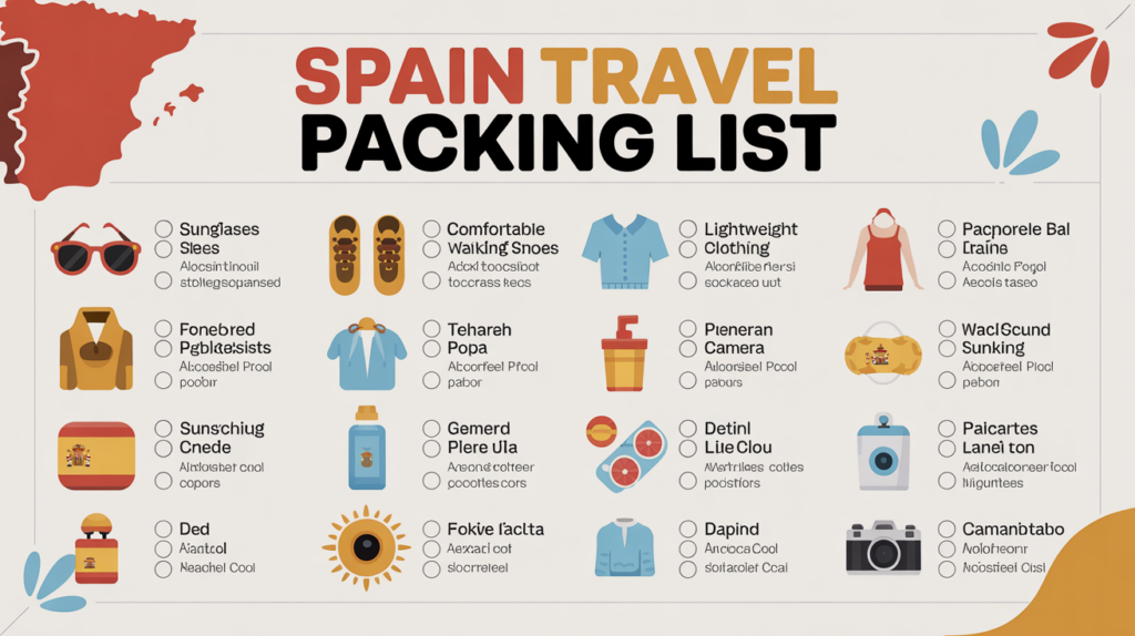 Spain Travel Packing List