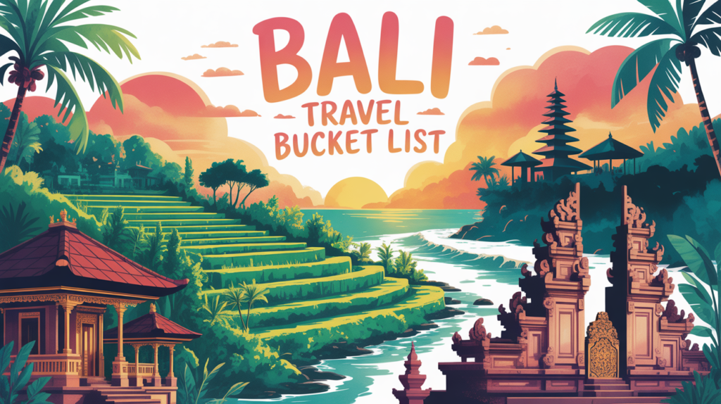 Bali Travel Bucket List