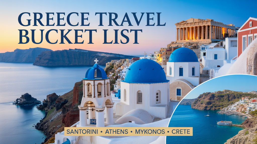 Greece Travel Bucket List