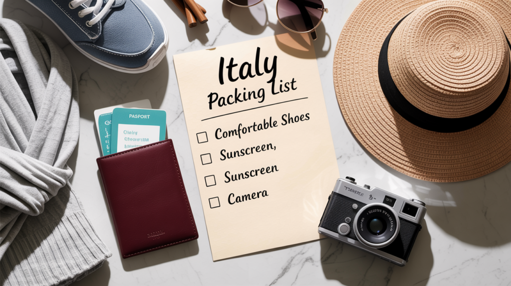 Italy Packing List