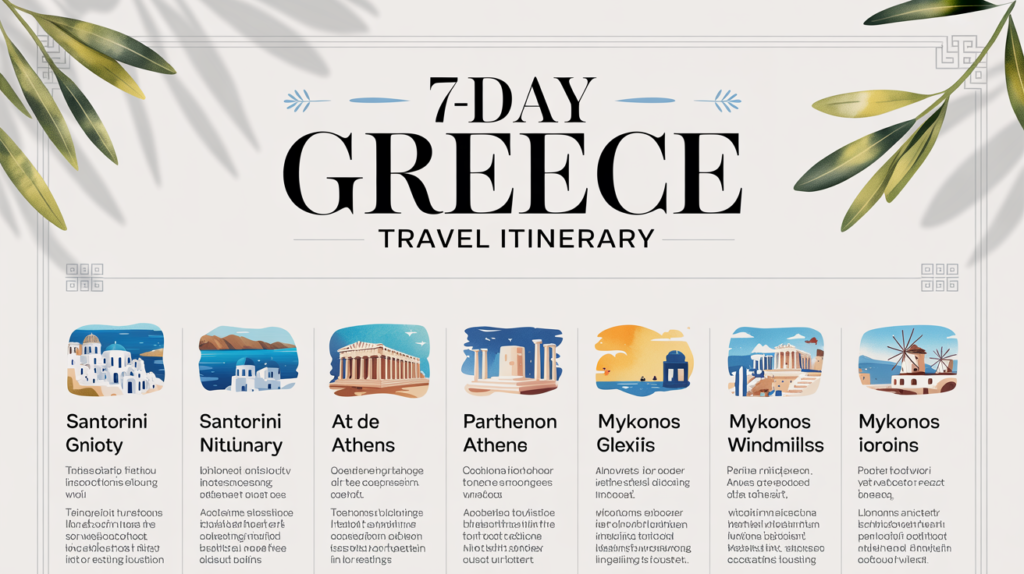 7-Day Greece Travel Itinerary