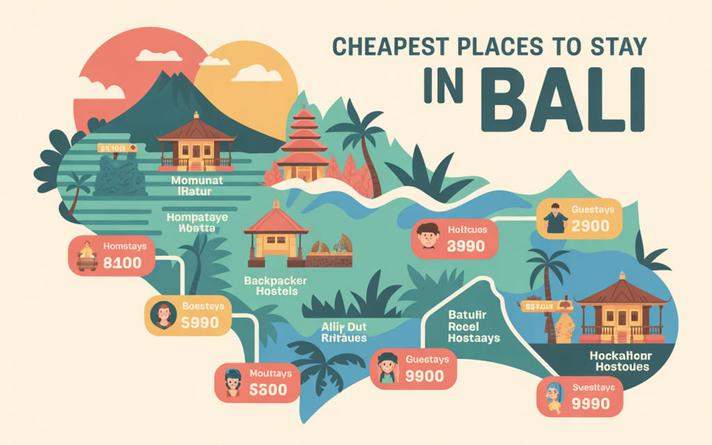 Cheapest Places to Stay in Bali