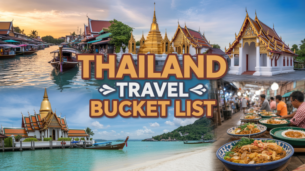 Thailand Travel Bucket List