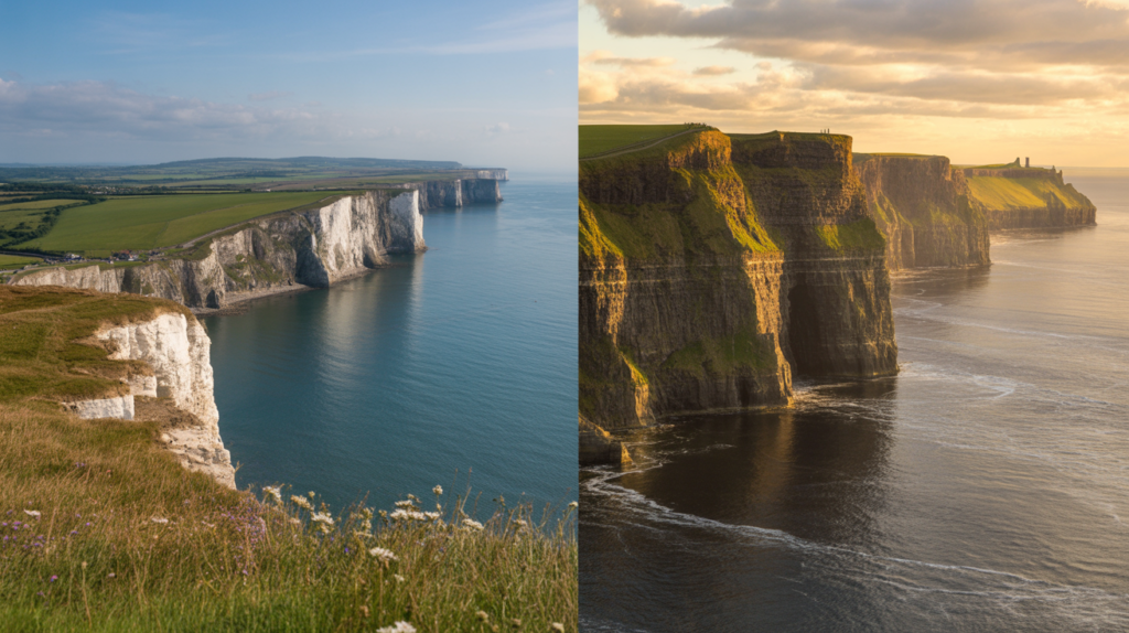 Coastal Views: UK vs Ireland