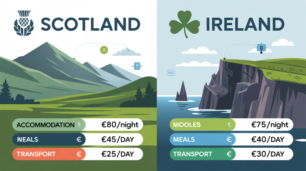 Travel Budget: Scotland vs Ireland