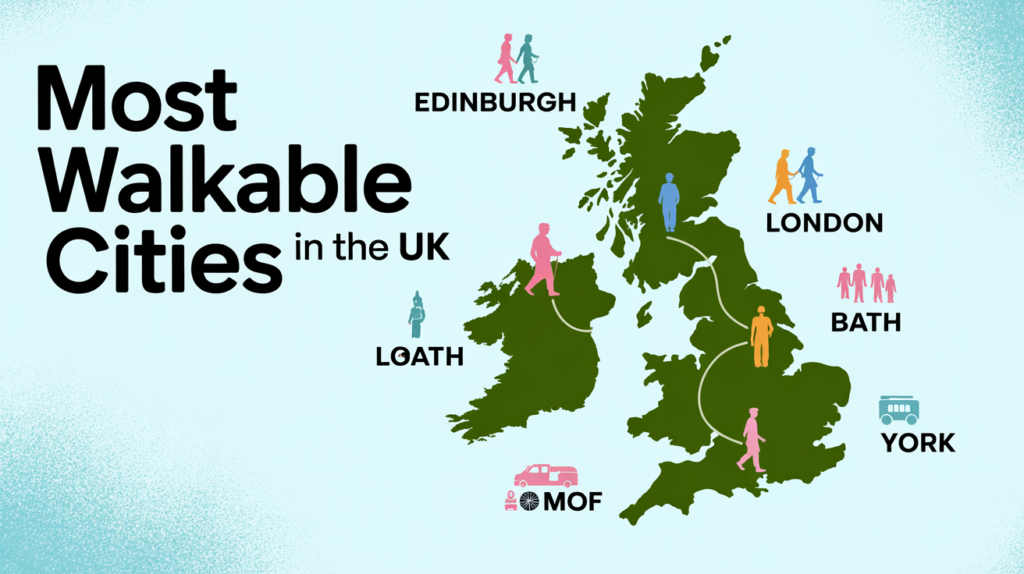 Most Walkable Cities in the UK
