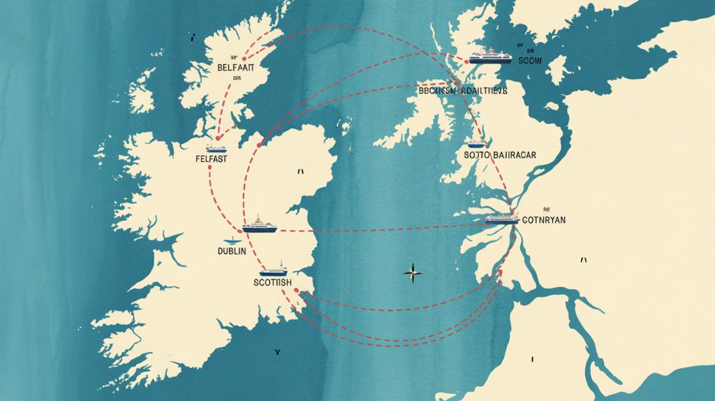 Ferry Routes Between Ireland & Scotland