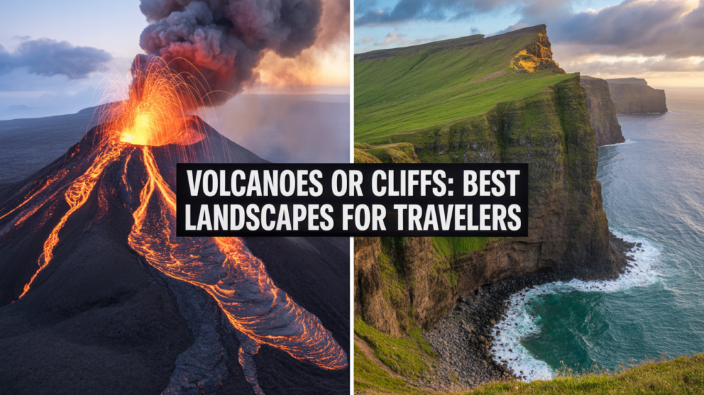 Volcanoes or Cliffs: Best Landscapes for Travelers