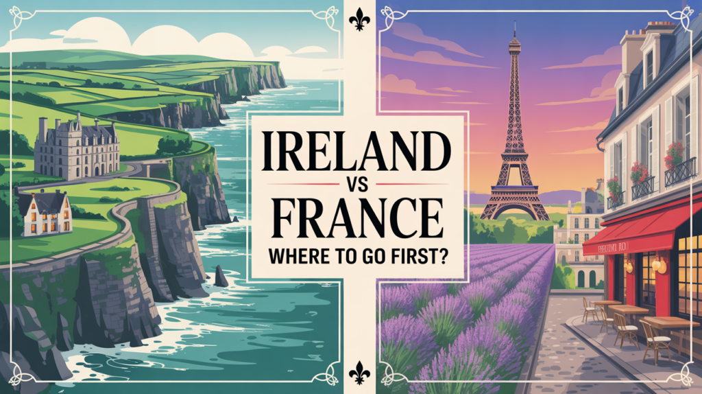 Ireland vs France: Where to Go First?