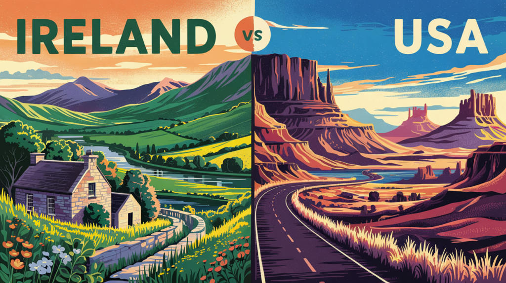 Ireland vs USA Travel Experience